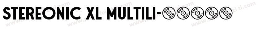 Stereonic XL Multili字体转换